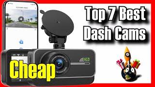  TOP 7 BEST Budget Dash Cams on Amazon [2024][Cheap] Front and Rear Cameras for Cars  / Full HD 4K