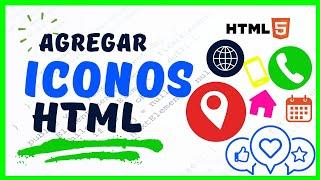 11. Como poner un ICONO en HTML y CSS   COMO HACER UNA PAGINA WEB HTML EN BLOC DE NOTAS