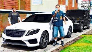 РЕАЛЬНАЯ ЖИЗНЬ В GTA 5 - ПРАНК НАД САЙМОНОМ! УГНАЛ ЕГО НОВЫЙ MERCEDES S63 AMG И СПРЯТАЛ! ВОТЕР