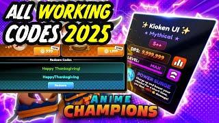 Anime Champions Simulator Codes January 2025 *NEW* Roblox Anime Champions Simulator Codes UPDATE