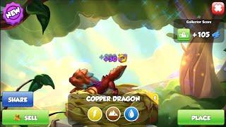 Hatched Copper Dragon | The Deepest Waters Pass | Dragon Mania Legends