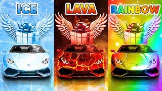 Choose Your Gift...! Ice, Lava or Rainbow  How Lucky Are You?  Quiz Shiba