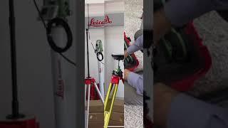 Leica Gs18 rover & Gs16 Base  how to install & setup GPS اجهزة مساحة لايكا