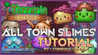 Terraria 1.4.4 NEW All Town Slimes "Simple Tutorial!"