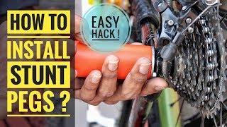 How to Install Stunt PEGS ? | Infinity Riderzz Kolkata | MTB Stunts 2019