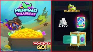 Mermaid Treasures Monopoly Go New Dig Mini Game Full Complete - Album Completed  #monopolygo