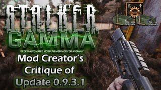 Mod Creator's Critique of STALKER GAMMA (Update 0.9.3.1)