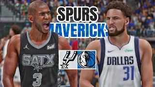 KLAY THOMPSON with MAVERICKS vs CHRIS PAUL with SPURS | NBA 2K24 (PS5)