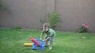 Ben Playing T-Ball