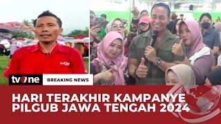 Agenda Kampanye Terakhir Paslon Pilgub Jawa Tengah | Breaking News tvOne