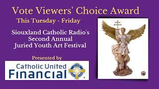 Gabriel Speaks to Mary - 2023 Siouxland Catholic Radio Second Annual Juried Youth Art Festival