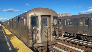 MTA IRT Subway Short: R62A #2320 with (L) Rollsign at 231st Street