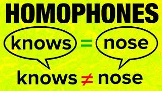 500+ American English Homophones with Pronunciation