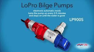 Rule LoPro Submersible Bilge Pumps LP900D and LP9002 - CH Marine