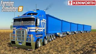 Farming Simulator 19 - KENWORTH K200 Long Truck Road Train