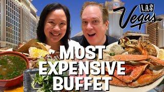 We Ate at the Most EXPENSIVE Buffet in Las Vegas! Bacchanal Buffet Caesars Palace Is It Worth It?