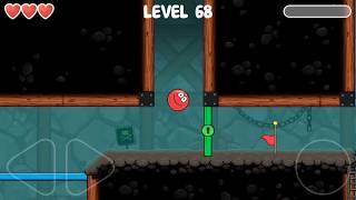 Red Ball 4 | Into The Cave Level 68 | Android Gameplay And Walkthrough