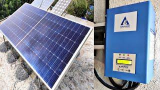 Waaree 445 watt solar panel with Ashapower Mppt charge controller