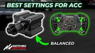 MOZA Force feedback settings From a Car setup builder | ACC