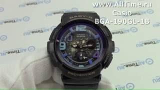 Обзор. Наручные часы Casio BGA-190GL-1B с хронографом