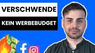 Facebook Ads FEHLER die Werbebudget VERBRENNEN