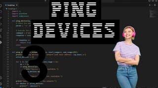 Python script to ping devices‍