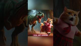 Ginger Cat’s Time Machine Trouble in Dino Age!  #catstory #catvideos #cat #meow