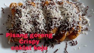 Resep Pisang Goreng Crispy Coklat keju