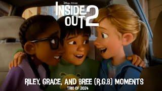 Inside Out 2 Riley, Grace, and Bree (R.G.B) Moments