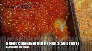 No Standard Red Caviar – Best Price & Taste from 2024 Silver Salmon! Global Seafoods Fish Market