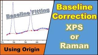 Baseline Correction in XPS, Raman | Origin | Fully Explained #raman