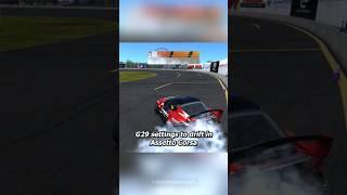 Logitech G29 Drift Settings Assetto Corsa! #shorts