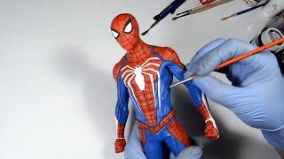 Marvel's Spider-Man PS4 Statue Painting | Crafty Art #SpiderMan