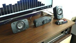 Logitech Z906 5.1 surround system sound/bass test [HQ]