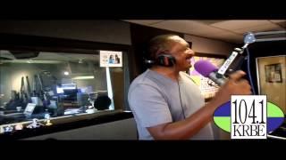 Mathew Knowles visits The Roula and Ryan Show on 104.1 KRBE