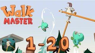 Walk Master - Trail 1-20 - iOS / Android - Walkthrough Gameplay