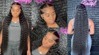 36 INCHES OF SLAYWatch me Slay This Curly wig install for my cousin Birthday | ThebhSlay