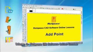 Richpeace CAD Software Online Lessons--Add Point (V9)