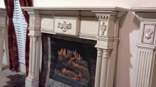 The Lewisburg Mantel (Glazed Antique Finish) - Custom FIreplace Mantels