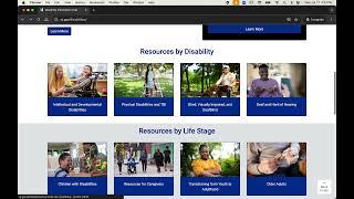 Learn about the New Jersey Disability Information Hub - nj.gov/disabilities