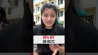 How to get 50% off on IRCTC?