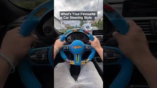 I Tried 5 Different Car Steering Styles #cars #automobile #shorts