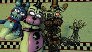 [FNAF/SFM]Molten Freddy meets Funtime Freddy