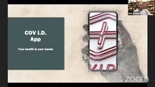 Live Demo of COV I.D. app by metaMe founder Dele Atanda
