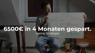 Die beste Strategie um schnell viel Geld zu sparen. | Spartipps