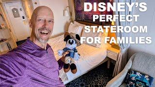 Disney Treasure Full Cabin Tour: Deluxe Family Oceanview