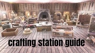 CRAFTING STATIONS EXPLAINED. CONAN EXILES 2023