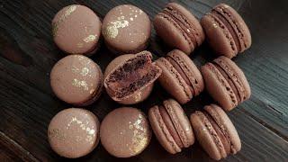 Шоколадные МАКАРОН на итальянской меренгеПОДРОБНОЕ ВИДЕОChocolate macaron italian meringue