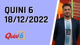 Quini 6 en vivo 18/12/2022 / Resultados del sorteo quini 6 del Domingo 18 de diciembre del 2022