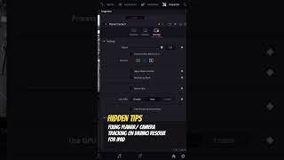 FIX PLANAR/ CAMERA TRACKING DAVINCI RESOLVE IPAD #tutorial #davinciresolve  #planartracker